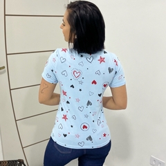 Blusinha Feminina T-Shirt importada Camiseta BaBy Look - ANJ MODAS