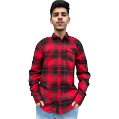 Camisa Xadrez Masculina Manga Longa Overcore premium - ANJ MODAS