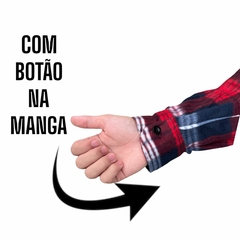 Camisa Flanelada Xadrez Masculina Manga Longa Lenhador na internet