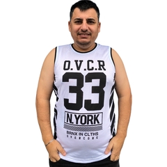 REGATA MASCULINA TAMANHO PLUS SIZE ESTILO BASQUETE