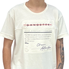 Camiseta Masculina Manga Curta Gangster Basica Importada - comprar online