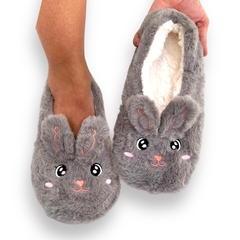 Pantufa Feminina Sapato Antiderrapante Solado De Borracha