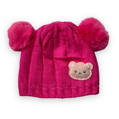 Gorro Touca Infantil Menino Menina Inverno Ursinho Flanelada - loja online