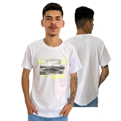 Camiseta Masculina Gola Careca Básica Gangster Manga Curta - comprar online