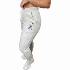 Calça Moletom Feminina Gangster Hello Kitty Com Punho - ANJ MODAS