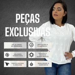 Blusa Casaco Manga Longa Moletinho Feminina Sem Capuz Basica - comprar online