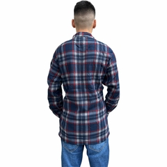 Imagem do Camisa Flanelada Xadrez Masculina Manga Longa Lenhador