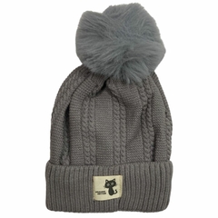 Touca Gorro De Pompom Infantil Criança Frio Gatinho - ANJ MODAS