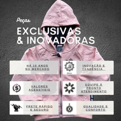 Imagem do Blusa De Frio Moletom Casaco Infantil Menina Estrela Linda