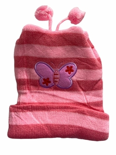 Kit 3 Touca Gorro Pompom Infantil Menina Criança Variada