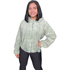 Imagem do Blusa De Frio Feminina Pelinho Casaco Felpudo Insta Top Luxo