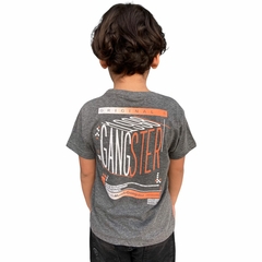 CAMISETA INFANTIL GANGSTER ESTAMPADA - comprar online