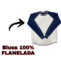 BLUSA DE MOLETOM GOLA CARECA LISTRADA SEM TOUCA FECHADO - ANJ MODAS