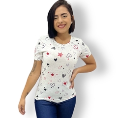 Imagem do Blusinha Feminina T-Shirt importada Camiseta BaBy Look