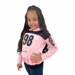 Blusa De Frio Moletom Infantil Menina Fashion Olyns