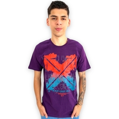 Camiseta Masculina Gola Redonda Overcore Estampada Basica