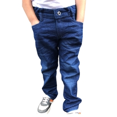 CALÇA JEANS INFANTIL MENINO REGULAGEM NA CINTURA GANGSTER