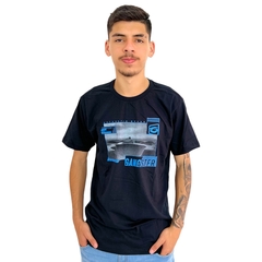 Camiseta Masculina Gola Careca Básica Gangster Manga Curta