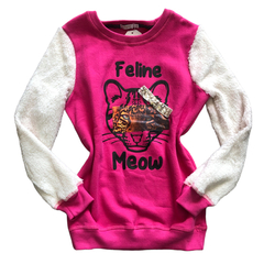 Blusa De Moletom Infantil Fechada Sem Capuz Olyns