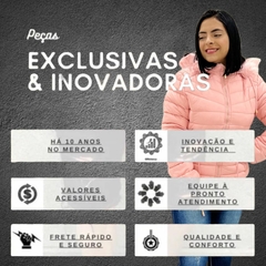 Casaco Feminina Jaqueta Dupla Face Veste Dois Lado Pelinho - comprar online