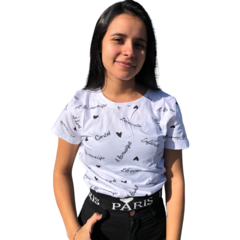 BLUSINHA T-SHIRT ESTILO CROPPED na internet