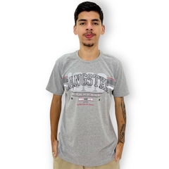 Camiseta Masculina Gansgster Malha Premium Gola Careca Estam - loja online