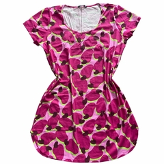 Vestido Curto Plus Size T-shirt Casual Estampado Malha - ANJ MODAS