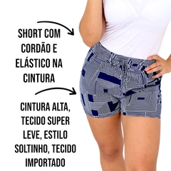 Shorts Soltinhos Feminino Cintura Alta Importado Premium - comprar online