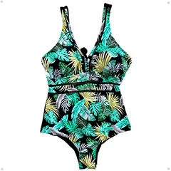 Imagem do Maio Plus Size Body Feminino Praia Grande Alça Reforçada