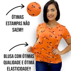 Blusinha Feminina T-shirt Baby Look Premium Importada - ANJ MODAS