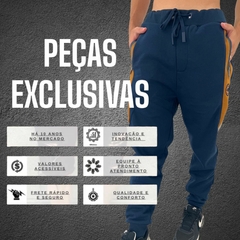 Calça Moletom Masculina Importada Gangster bolso Caminhada - loja online