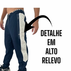 Calça Moletom Masculina Importada Gangster bolso Ziper - comprar online