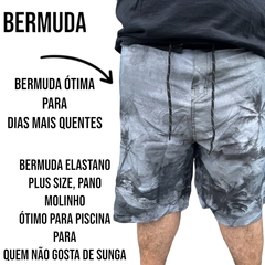 Imagem do Bermuda Masculina Agua Elastano Plus Size Tamanho Grande