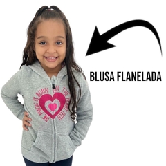 Blusa De Moletom Frio Menina Aberta Capuz Estilosa Top - loja online