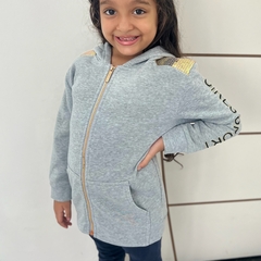 Blusa De Frio Casaco Infantil Menina Ziper Capuz Olyns - loja online