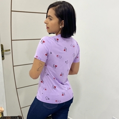 Blusinha Feminina T-shirt Love - loja online