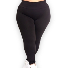 Calça Legging Feminina Suplex Plus Size Cintura Alta