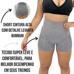 Imagem do Short Legging Academia Levanta Bumbum Sem Costura Detalhada