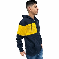 Blusa Flanelada Moletom Ziper Masculina Bolso Capuz Punho na internet