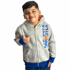 Blusa Infantil Moletom Com Capuz Inverno Flanelada Gangster na internet