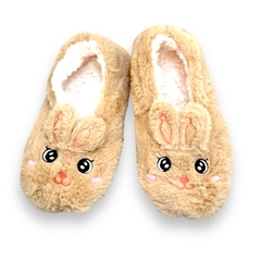 Imagem do Pantufa Feminina Sapato Antiderrapante Solado De Borracha