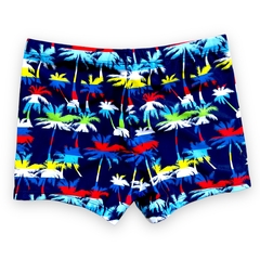 Sunga Box Boxer Juvenil Shortinho Lisa Coqueiro Masculina na internet