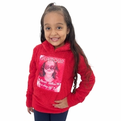 Blusa De Pelinho Casaco Fechado Infantil Menina