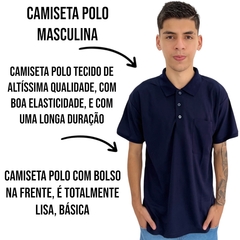 Imagem do Camisa Camiseta Gola Polo Masculina Black River Original