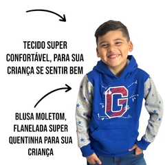 Blusa Moletom Infantil Menino Com Forro Na Touca Flanelada - ANJ MODAS