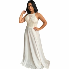 Vestido Longo Madrinha Formatura Festas Busto Discreto Top - comprar online