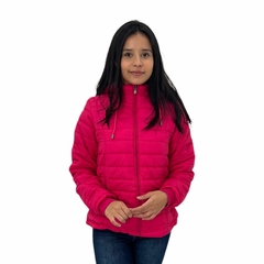 Jaqueta Juvenil Menina Nylon Forrada Com Pelinhos Por Dentro - comprar online