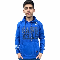 Blusa De Moletom Básica Masculina Fechada Com Capuz Gangster