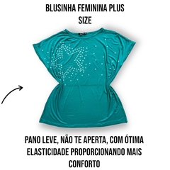 Imagem do Blusinha Blusa Feminina Plus Size Tamanho Grande importada