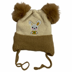 Touca Gorro De Pompom Infantil Criança Frio Coelho na internet